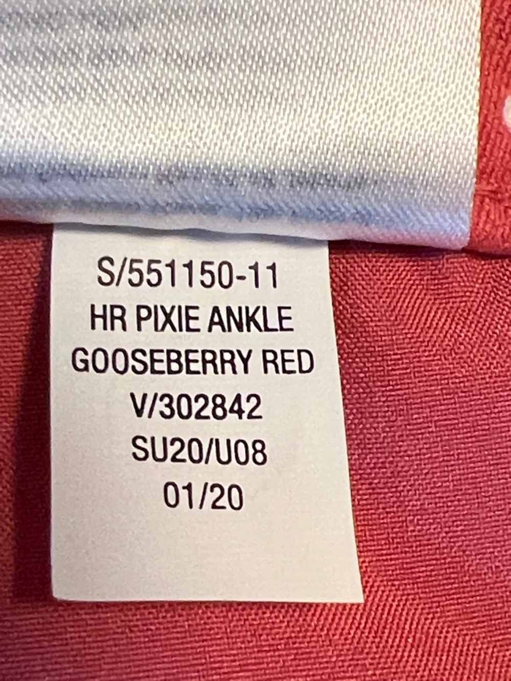 Old Navy High Rise Pixie Ankle Pant
Gooseberry Red - Picture 10 of 10